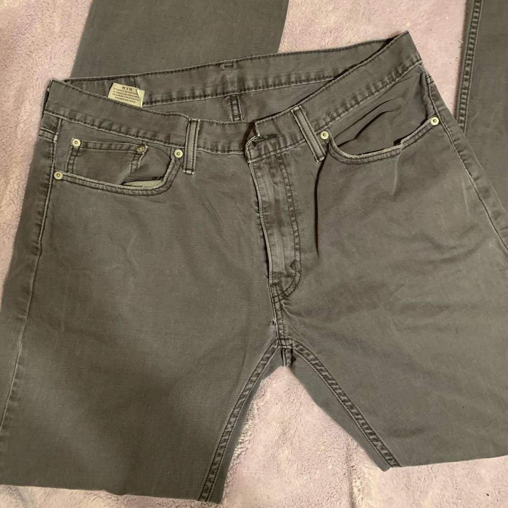 Levi’s size 36 x 34 gray colored denim